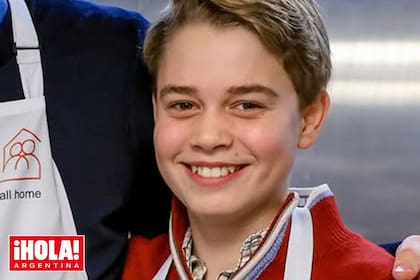 George, de 12 años, en una jornada solidaria cargada de simbolismo