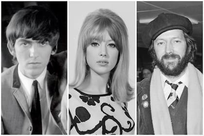 George Harrison, Pattie Boyd y Eric Clapton