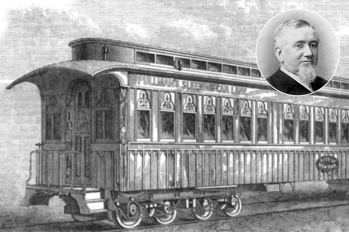 George Mortimer Pullman nació en Brocton, una pequeña localidad del Estado de Nueva York, en 1831