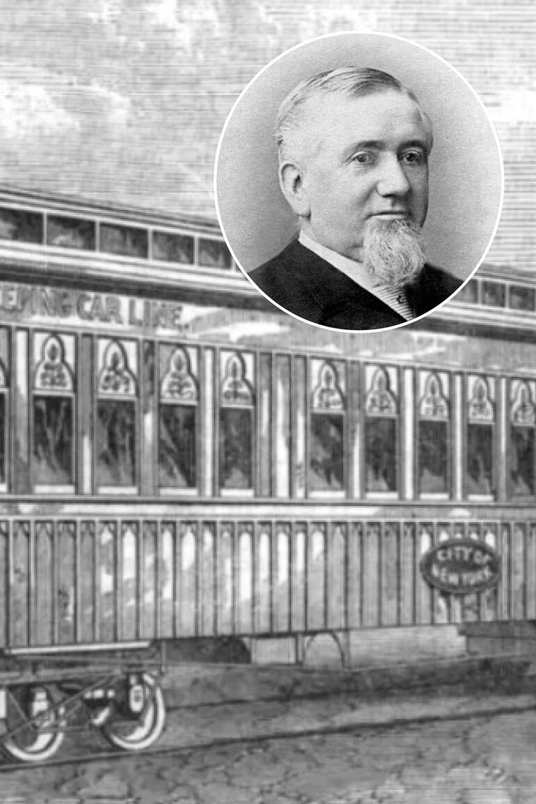 George Mortimer Pullman nació en Brocton, una pequeña localidad del Estado de Nueva York, en 1831