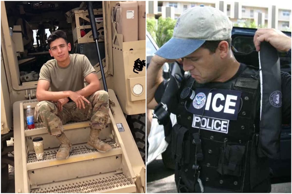 George Retes, un estadounidense de 25 años y veterano del Ejército, fue detenido por agentes del ICE en un centro migratorio de Los Ángeles durante tres días