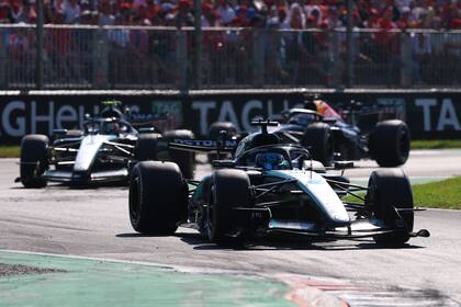 George Russell domina en el Gran Premio de Italia. (Photo by Clive Mason/Getty Images)