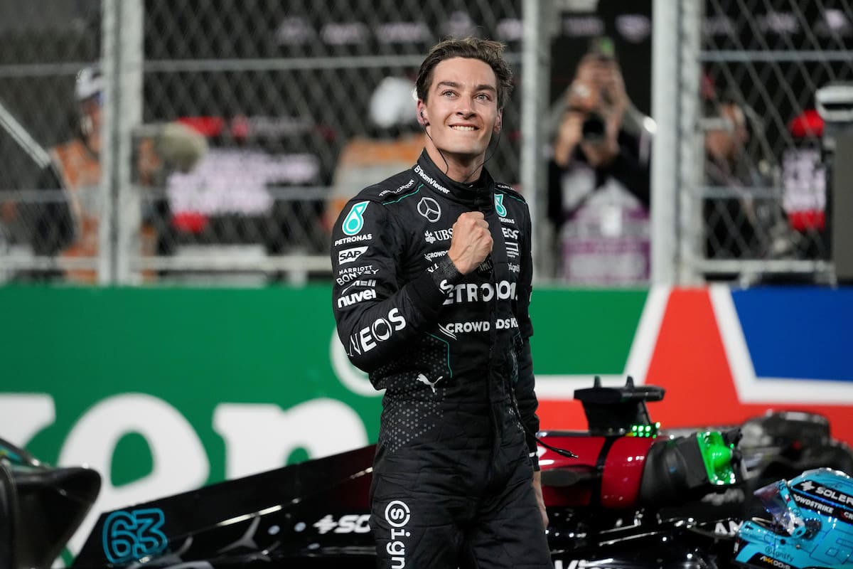 George Russell ganó de punta a punta el Gran Premio de Las Vegas en Estados Unidos