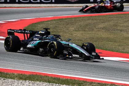 George Russell terminó primero en la tercera práctica de Austria