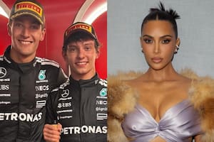 El divertido video de Kimi Antonelli y George Russell tras el blooper de Kim Kardashian en Mónaco
