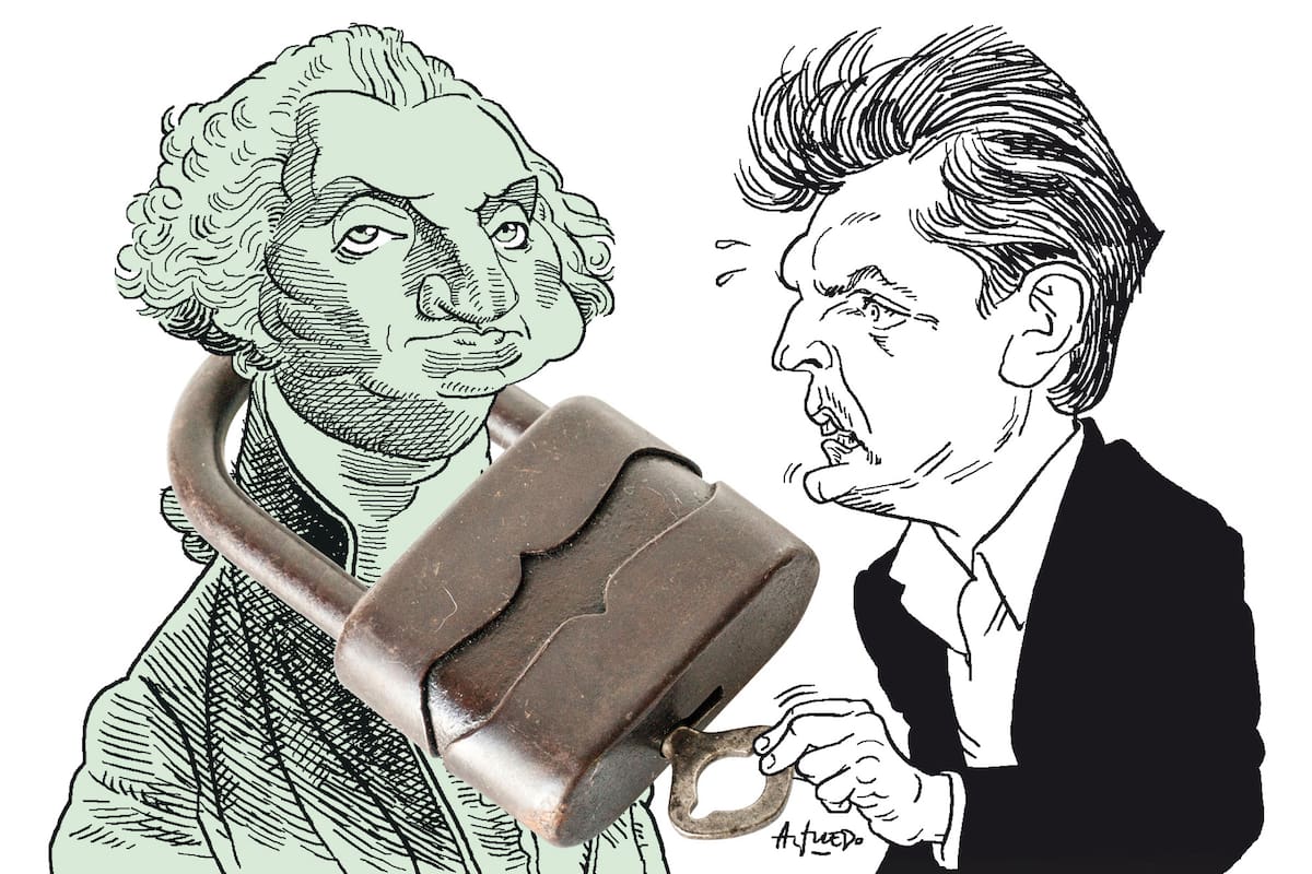George Washington y Sergio Massa