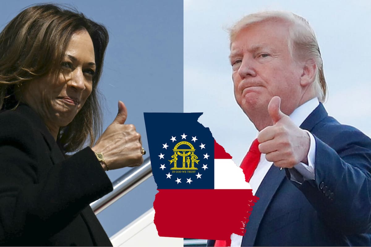 Georgia es considerado uno de los estados bisagra de EE.UU. para ganar las elecciones presidenciales del 5 de noviembre