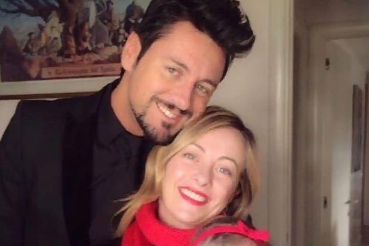 Georgia Meloni y Andrea Giambruno