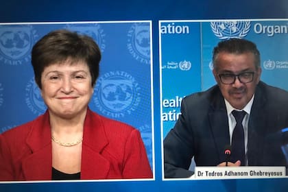 Georgieva y Ghebreyesus, en su primera conferencia de prensa virtual