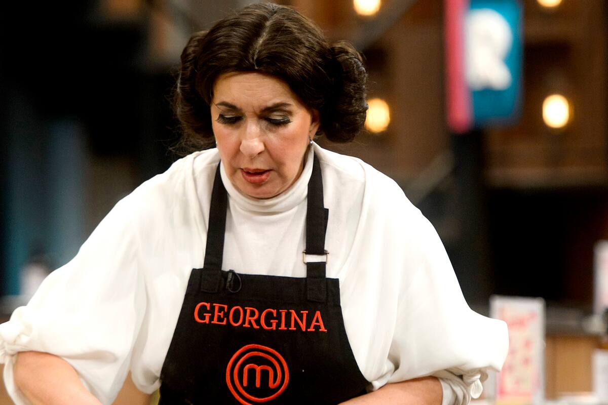 Georgina Barbarossa disfrazada de la princesa Leia.