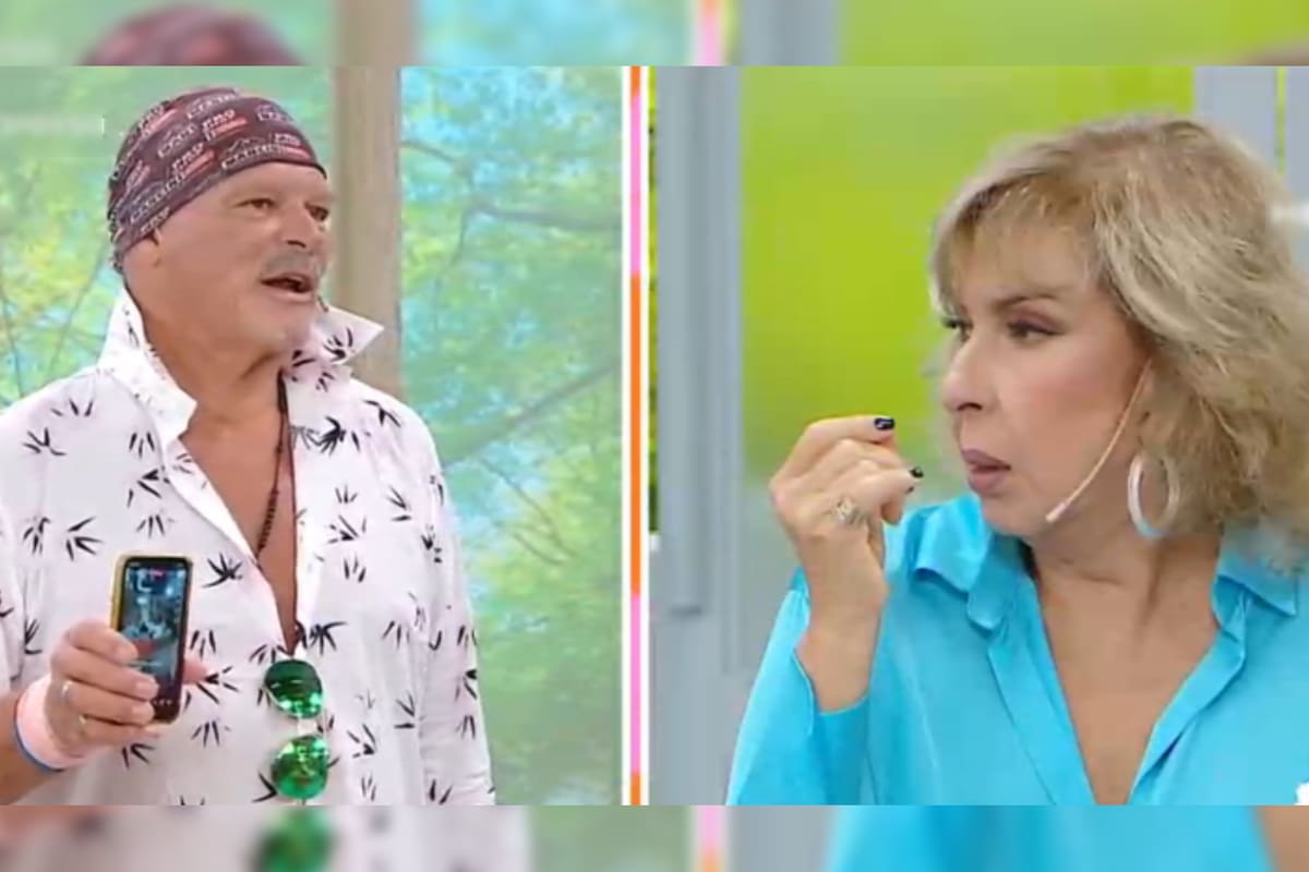 Georgina Barbarossa enfrentó a Alfa por una actitud en vivo (Captura video)