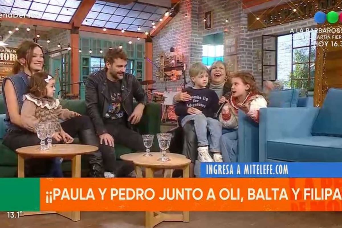 Georgina Barbarossa entrevistó a Paula Chaves y Pedro Alfonso en La Peña de Morfi