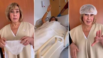 Georgina Barbarrosa bromeó antes de la operación a la que se sometió (Foto captura de Instagram/@geobarbarrosa)