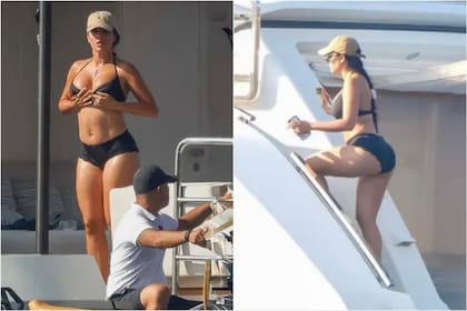 Georgina compartió las fotos que usaron cuando criticaron su cuerpo