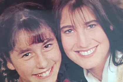 Georgina Mollo y Romina Yan en los tiempos en que ambas trabajaban en la popular e inolvidable serie Chiquititas