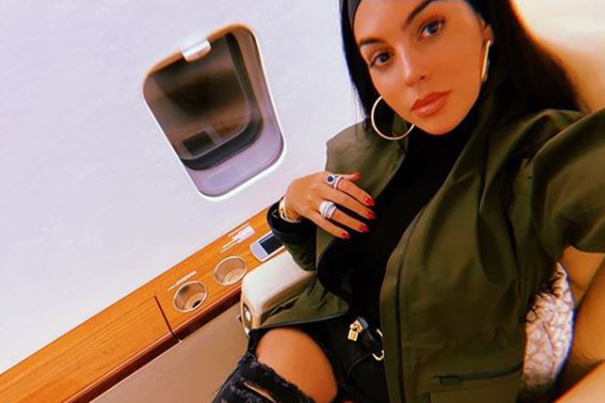 Georgina Rodríguez, la novia de Cristiano Ronaldo que lució un millones de dólares en su mano izquierda