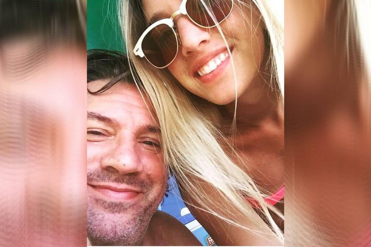 Geraldina Molinaro junto a su papá