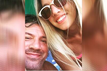 Geraldina Molinaro junto a su papá