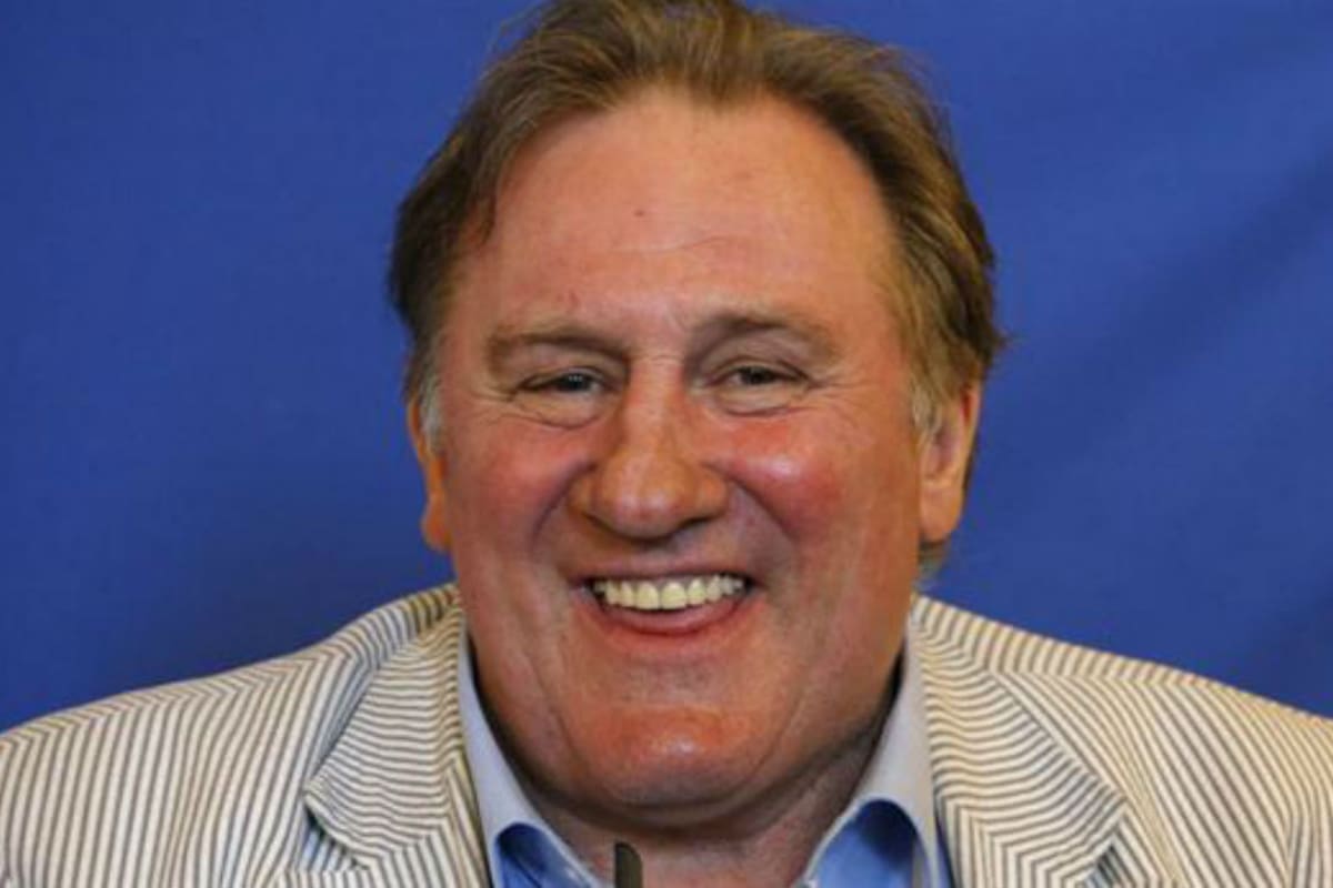 Gérard Depardieu se presentó en el Teatro Colón