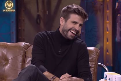 Gerard Piqué, durante su divertida participación en el programa "La Resistencia"