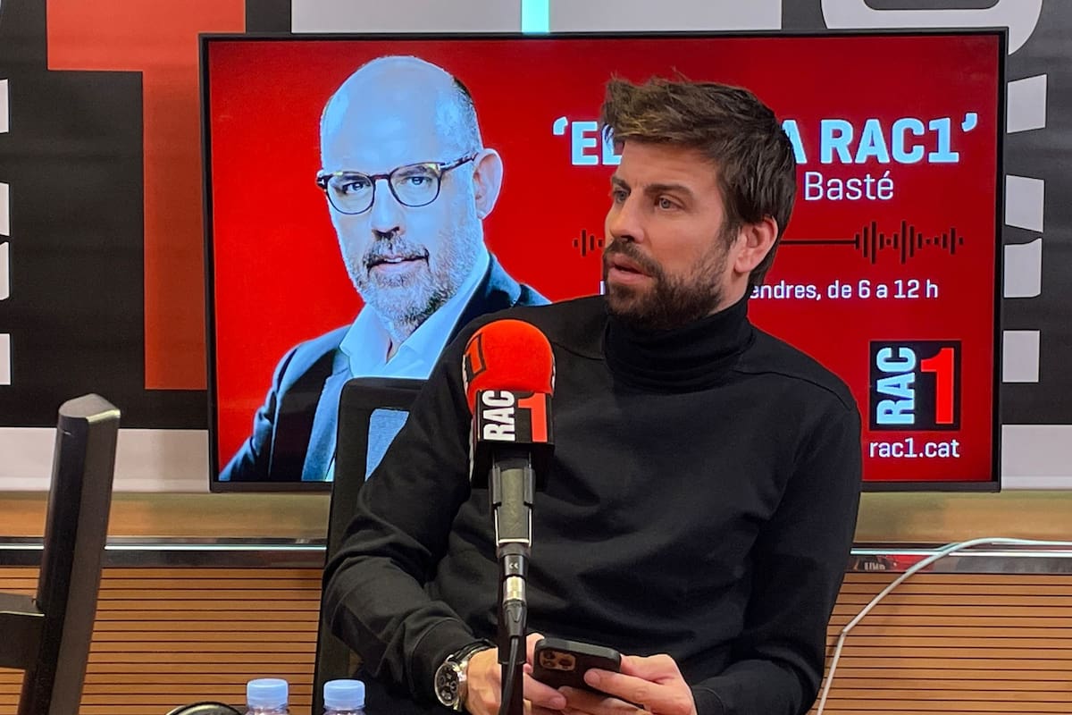 Gerard Piqué no quiso hablar demasiado sobre su separación de Shakira en el programa El món a Rac1