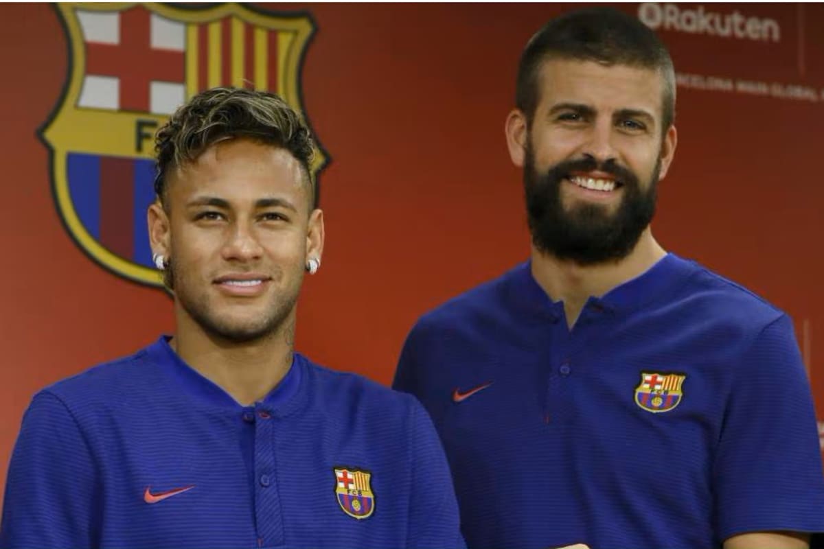 Gerard Piqué recordó una salida nocturna con Neymar cuando ambos eran jugadores de Barcelona