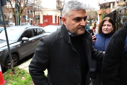Gerardo Boschin, exsubgerente de compras de Arsat y expresidente de Trenes Argentinos, entra a declarar al juzgado N°2 de San Isidro
