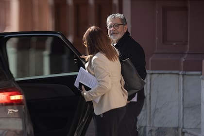 Gerardo Martínez, jefe de la Uocra y directivo de la CGT, participó del encuentro del Consejo de Mayo en la Casa Rosada