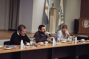 Gerardo Martínez, Juan Grabois y Pablo Moyano