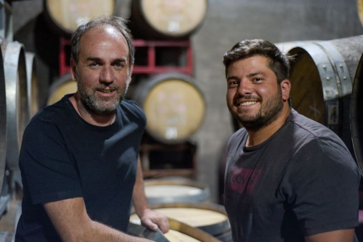 Gerardo Michelini y Manuel Sonzogni, director enológico y enólogo