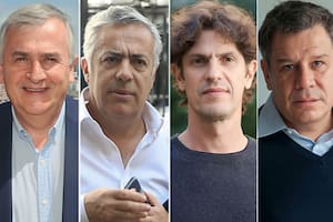 Gerardo Morales, Alfredo Cornejo, Martín Lousteau y Facundo Manes