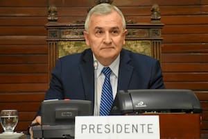 Gerardo Morales, en su función de líder de la Convención Constituyente