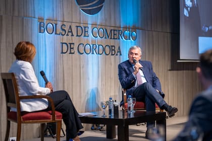Gerardo Morales habló ante empresarios de Córdoba.