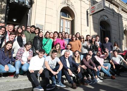 Gerardo Morales visitó ayer Olavarría