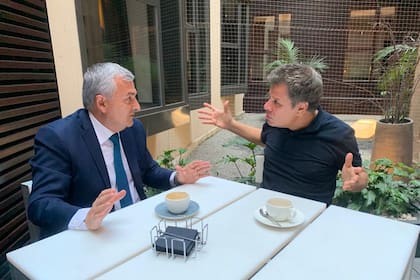 Gerardo Morales y Facundo Manes se reunieron en Barcelona