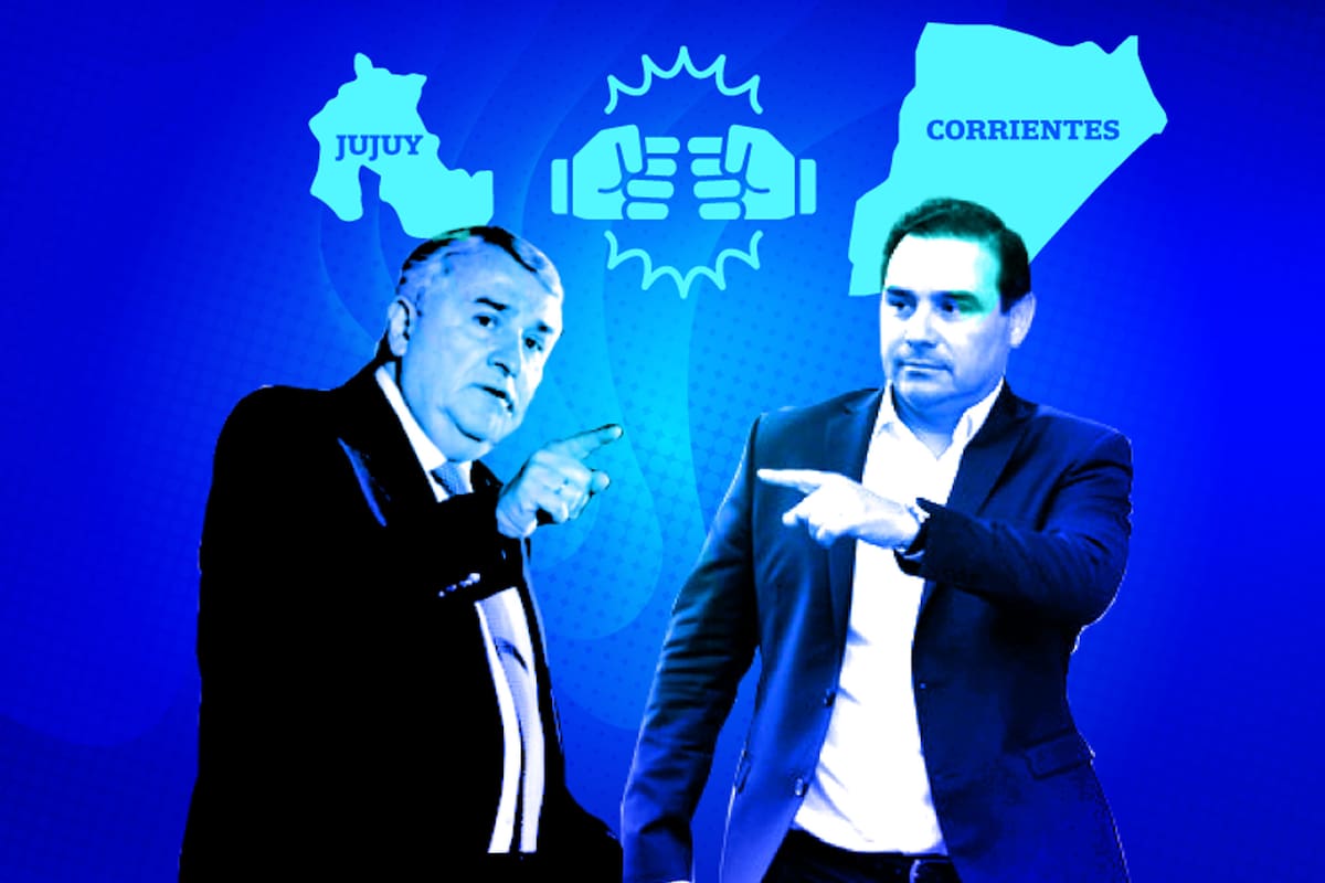 Gerardo Morales y Gustavo Valdés