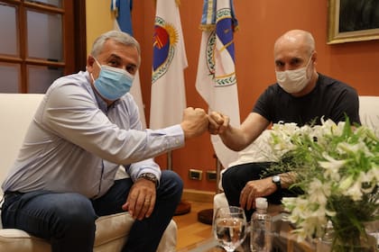 Gerardo Morales y Horacio Rodríguez Larreta