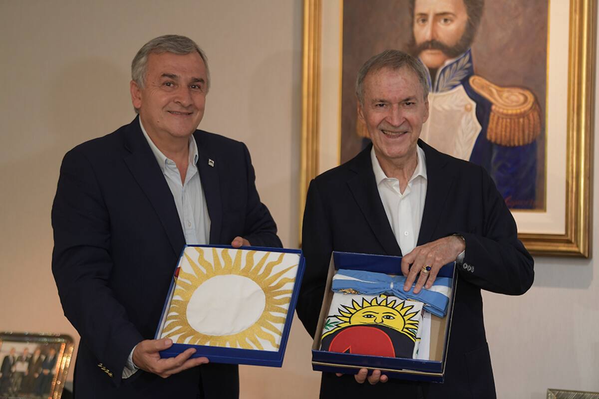 Gerardo Morales y Juan Schiaretti (Archivo - Prensa CBA)