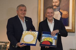 Gerardo Morales y Juan Schiaretti (Archivo - Prensa CBA)