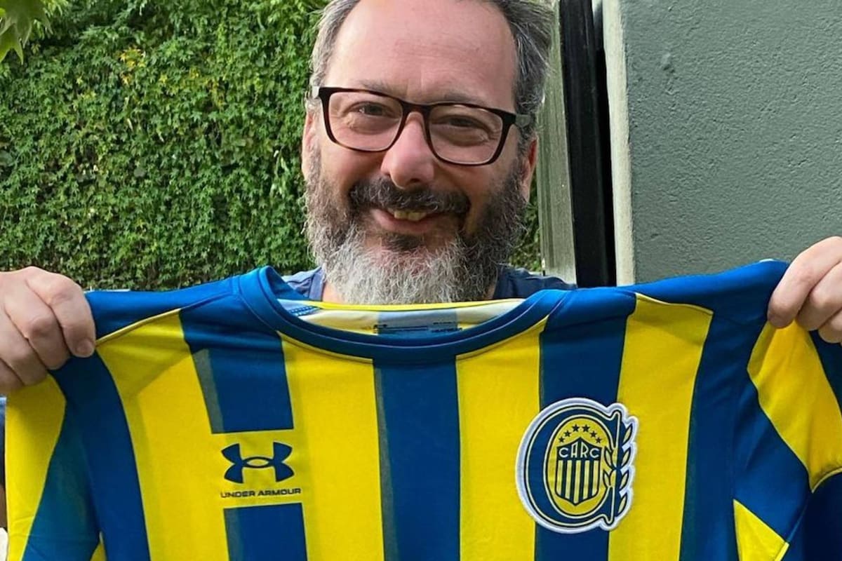 Gerardo Rozín, un fanático de Rosario Central