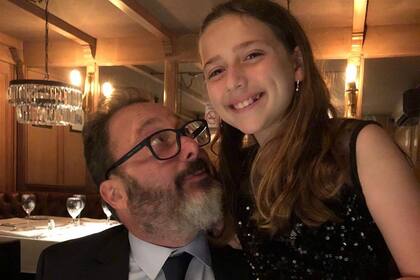 Gerardo Rozín y su hija, Elena