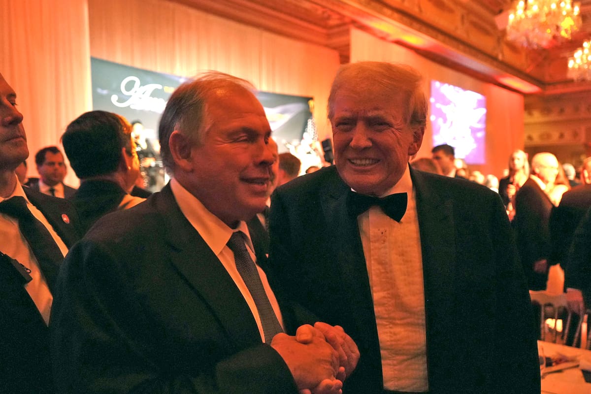 Gerardo Werthein, junto a Donald Trump
