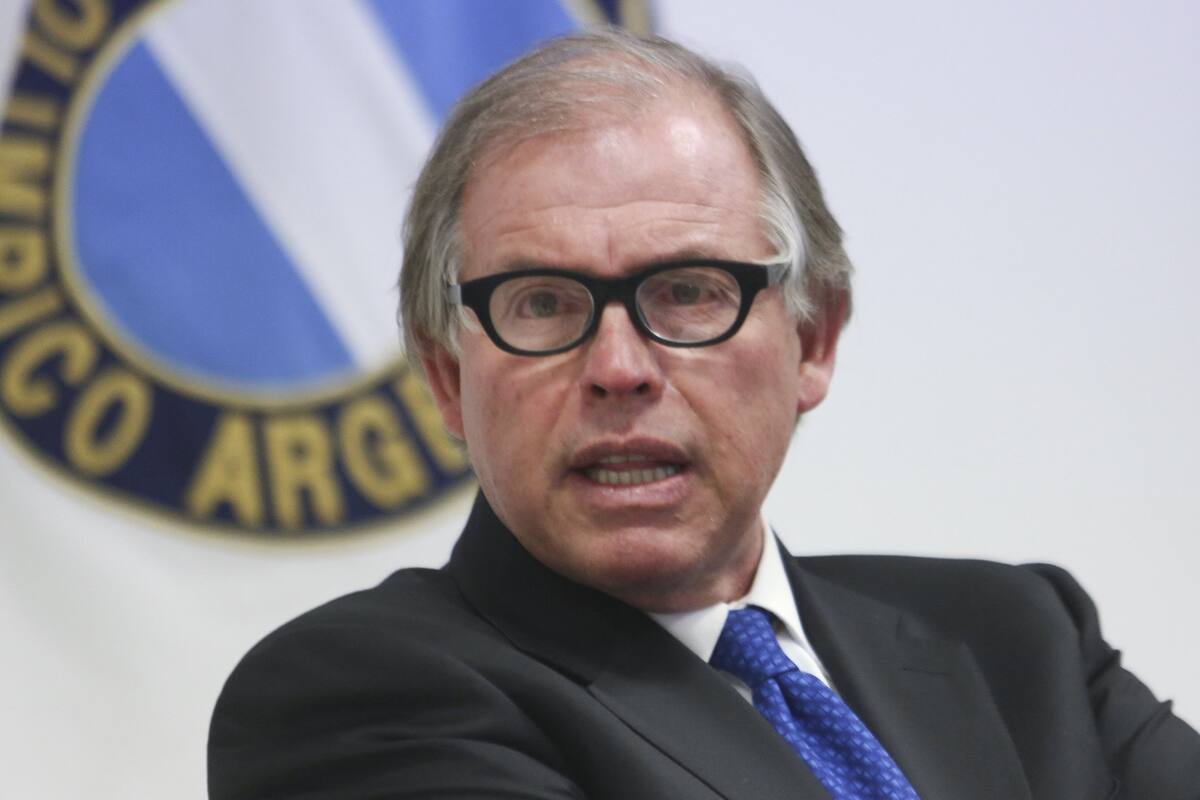 Gerardo Werthein, presidente del Comité Olímpico Argentino (COA) y del Ente Nacional de Alto Rendimiento Deportivo (Enard), en conflicto con la Secretaría de Deportes de la Nación.