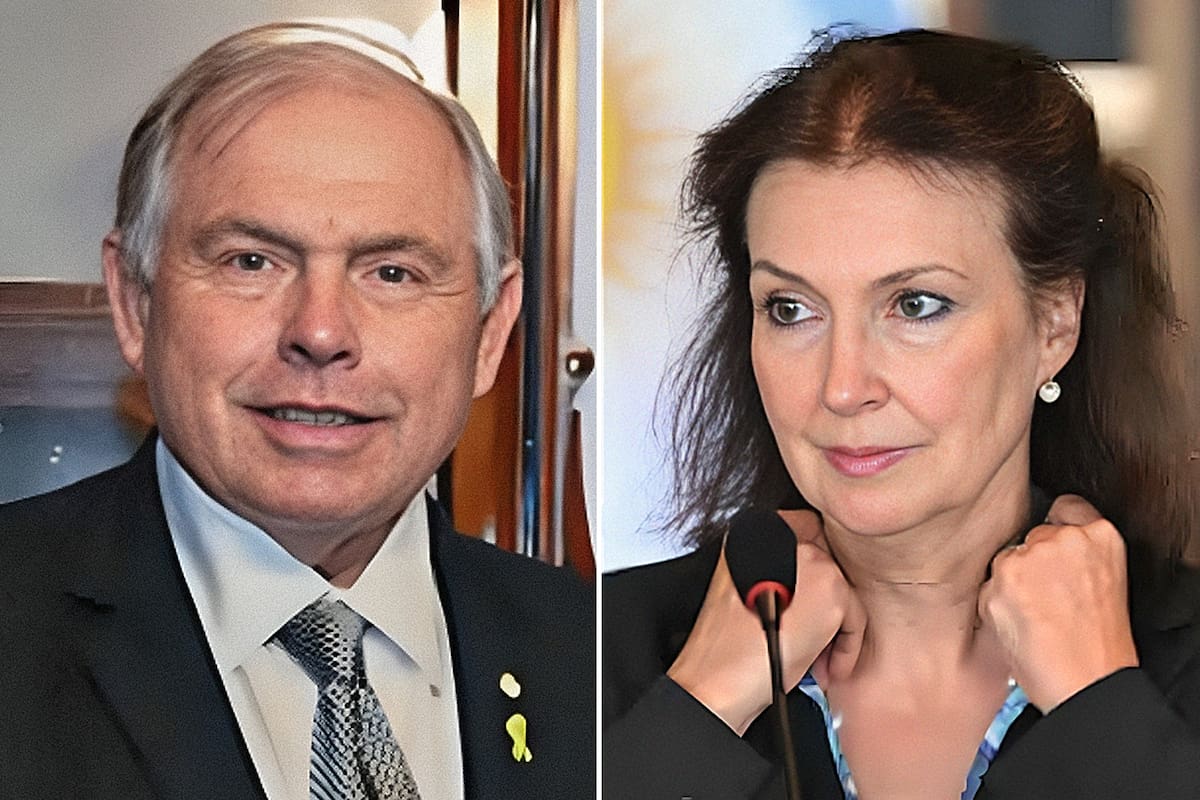 Gerardo Werthein y Diana Mondino