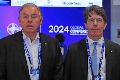 Gerardo Werthein y Nicolás Posse, en la Global Conference 2024