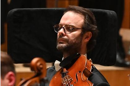 Germán Clavijo, el único argentino de la orquesta, y flamante miembro del comité que representa a los músicos en las decisiones empresariales