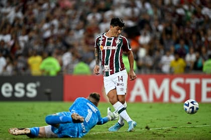 Germán Cano, delantero de Fluminense, es el máximo goleador de la vigente Copa Libertadores con nueve tantos