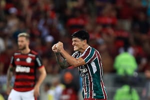Germán Cano, una de las caras del gol de Fluminense