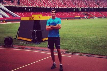 Germán Chiaraviglio se prepara para competir en el Mundial