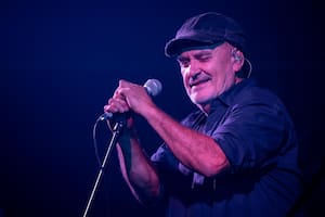 Germán Daffunchio, de Las Pelotas, en el Día 1 del Cosquín Rock 2022